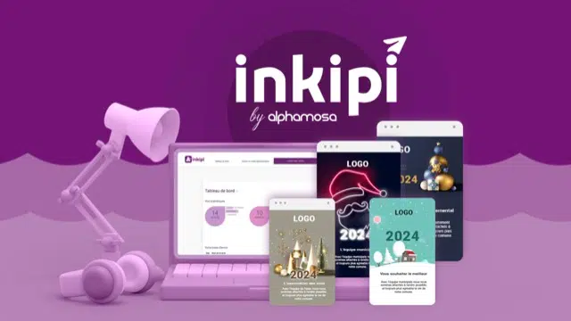 Interface Inkipi présentée sur écran