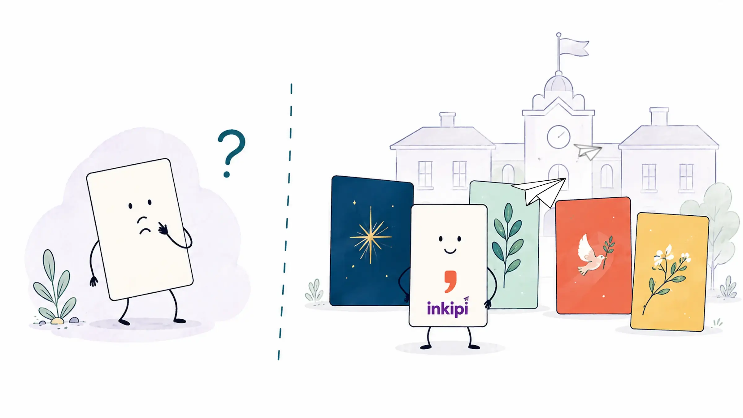 Comparaison entre une plateforme de vœux professionnelle et un service grand public