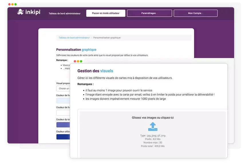 2. Paramétrage de la plateforme